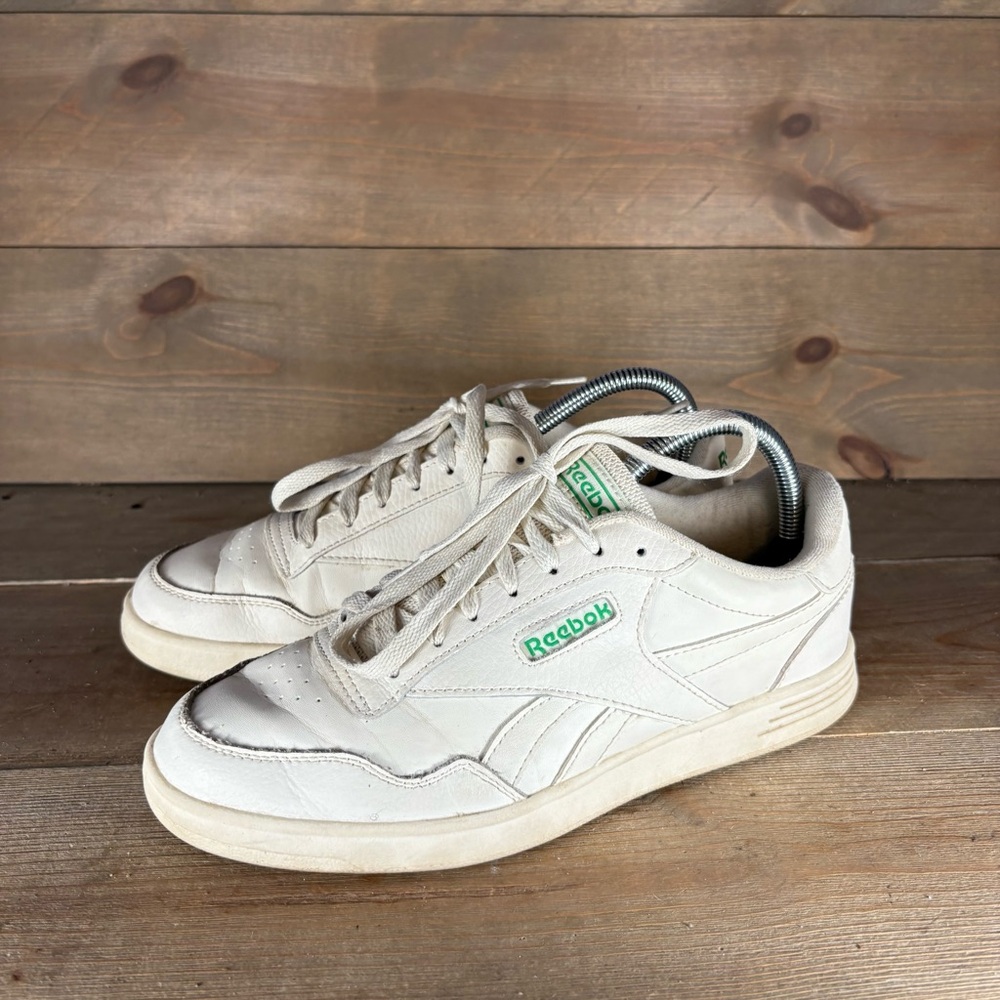 reebok club memt womens size 8 shoes white leather comfort sneakers